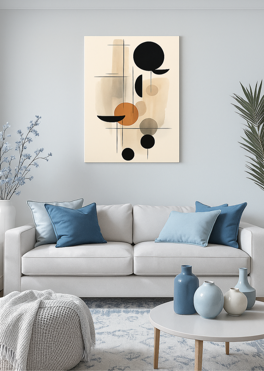 Abstract Geometric 3D Metal Photo Frame