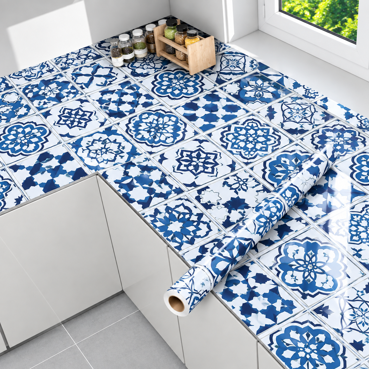 Self Adhesive Waterproof Wallpaper Sticker (6.5ft × 2ft)