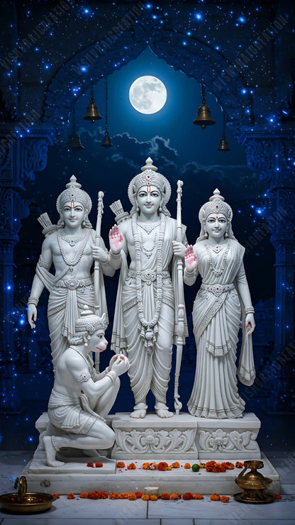 Shri Ram Darbar 3D Photo Frame