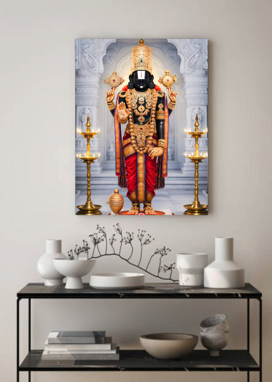 Tirupati Balaji 3D Metal Photo Frame HomeyWaa