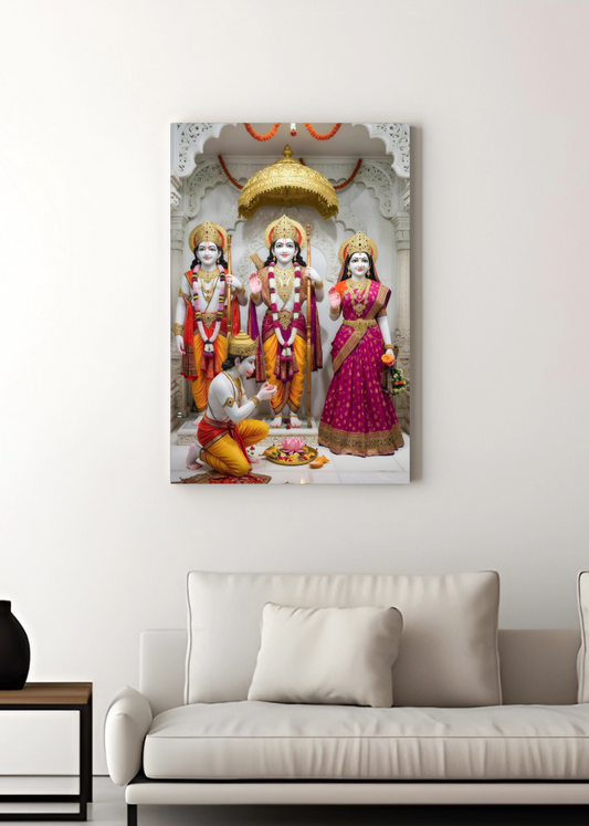 Shri Ram Darbar 3D Photo Frame