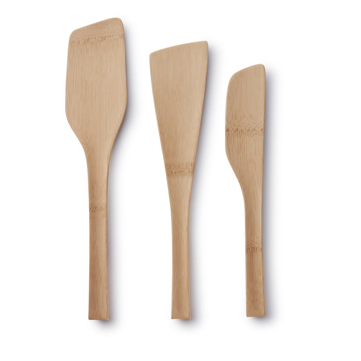 Bamboo spatula trio