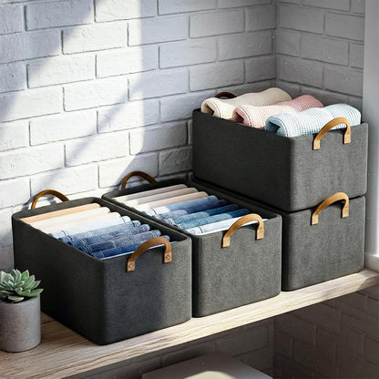 Space Saving Foldable Wardrobe Storage Organizer