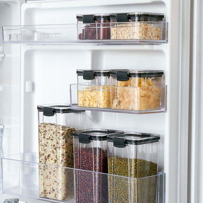 AIRTIGHT TRANSPARENT FOOD STORAGE CONTAINERS